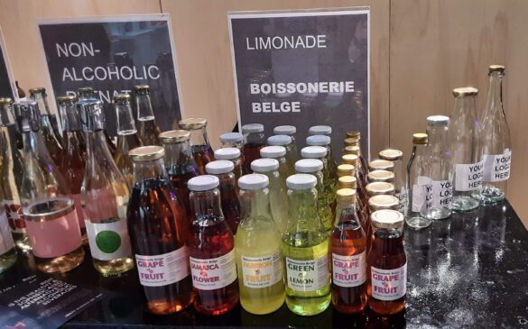 Aainvest SPRL, Boissonnerie Belge, photos Expo Horeca à Gand, 19-22.11.23 Limonade frisdranken jus de fruits, copaking, privat label, boissons non alcoolisées, pétillantes, non gazeuse