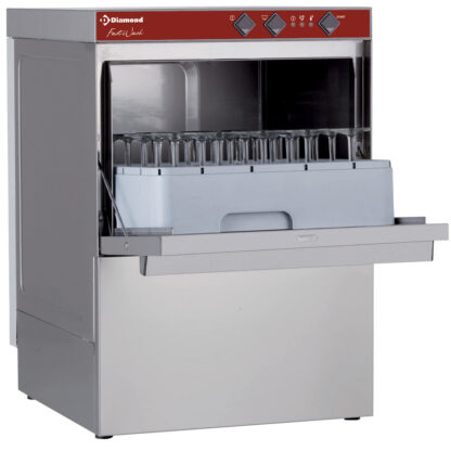 Glasswasher and dishwasher squared basket 450x450 mm + softener