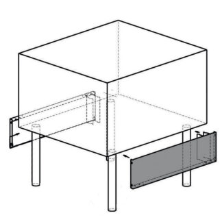 Lateral inox panels, grill G22/GPLP4-N & G22/GPLP8-N