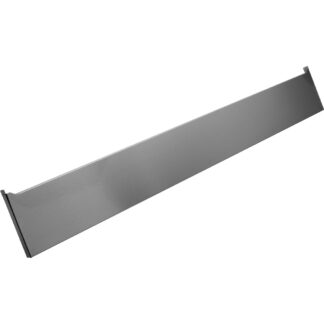 Frontal plinth in stainless steel, 400 mm
