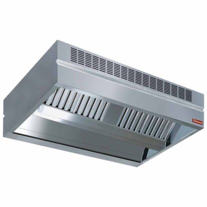 Central cooker hood with air compensation "AMBIANCE" (IN 1 PIECE)