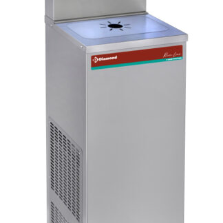 Pedal water cooler, stainless steel, 80 L/h