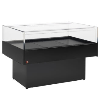 Panoramic self-service refrigerated counter - BLACK