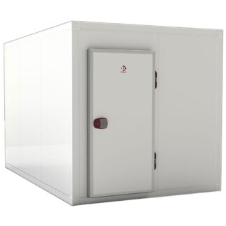 Combi cold room ISO 100, int. dim. 2230 x 3230 & 2230 x 1830 xh 2230 mm  (16,06 + 9,1 mÂ³)