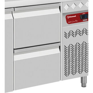 Kit of 2 drawers (1/2+1/2 h200mm), for DT..