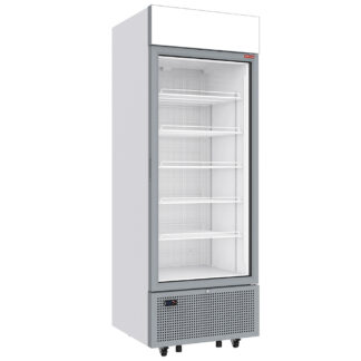 Negative refrigerated display 646 liters - 5 fixed levels with lightbox - WHITE