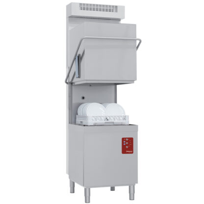Hood dishwasher, basket 500x500 mm, Softener continuously + condenser-recuperator of the steam