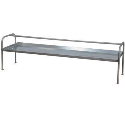 Shelf with basket holders for sorting table
