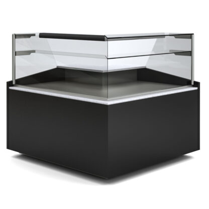 Open angle 90Â°, neutral, high glass - BLACK