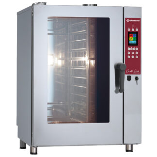 Gas oven TOUCH SCREEN steam/convection, 11x GN 1/1 - AUTO-CLEANING