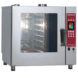 Gas oven, TOUCH SCREEN steam/convection, 7x GN 1/1 - AUTO-CLEANING