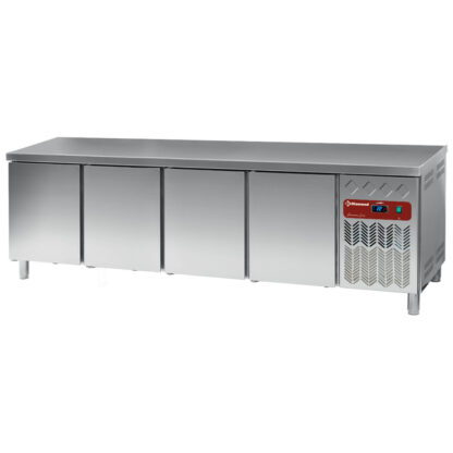 Refrigerated table, ventilated, 4 doors EN 600x400 (760 L)