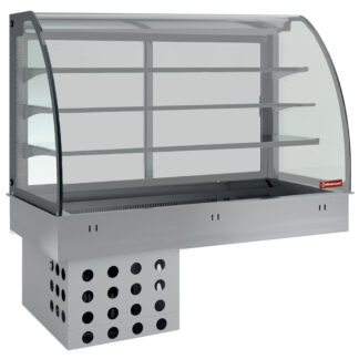 Element top and closed display on 3 levels, refrigerated, ventilated 5x GN 1/1