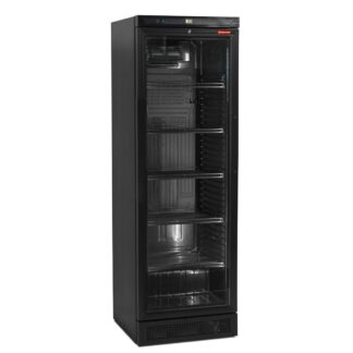 Ventilated display unit positive TÂ°, 380 Lit, black