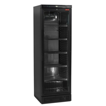 Ventilated display unit positive TÂ°, 380 Lit, black