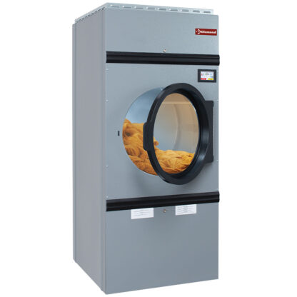 Gas rotary dryer, capacity 10 kg, with alternate rotation TOUCH SCREEN