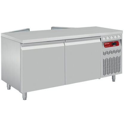 Ventilated PASS THROUGH, refrigerated table, 2x2 doors GN 2/1, 365L.