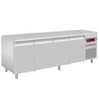 Ventilated refrigerated table, 4 doors GN 1/1, 550 Lit.