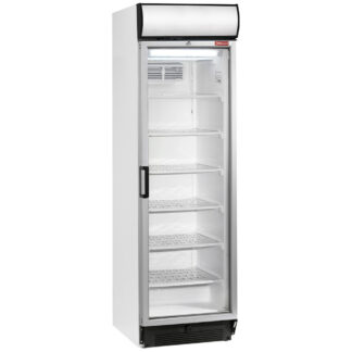 Static/ventilated negative T° display, 380 liters, light box