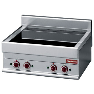 Electric vitro-ceramic plate with 4 cooking zones -top- "Alpha 650"
