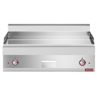 Flat electric cooking plate EXTRA-LARGE chrome