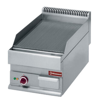 Ribbed electric cooking plate -top- "Alpha 650"