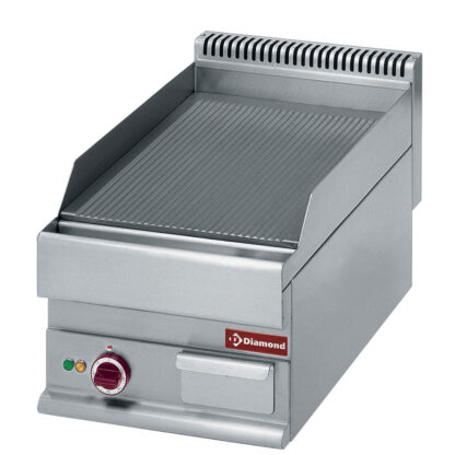Ribbed electric cooking plate -top- "Alpha 650"