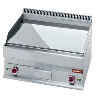 Flat electric cooking plate -Top- hard chrome "50 Âµm"