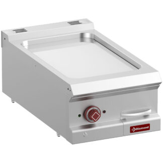 Electric fry top smooth, hard chromed plate , module 1/2  -Top-