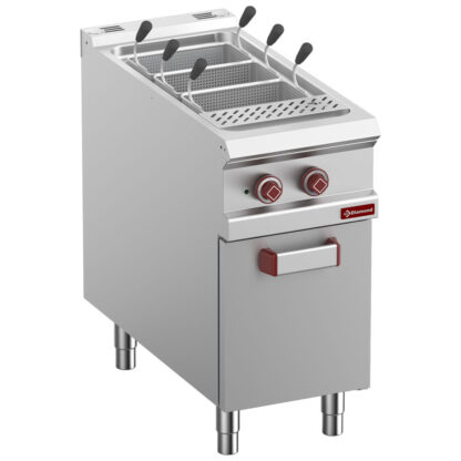 Electric pasta cooker, 1 tank 40 liters, on closed cupboard (without baskets)