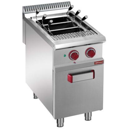 Electric pasta cooker, 1 tank 40 liters, on closed cupboard (without baskets)