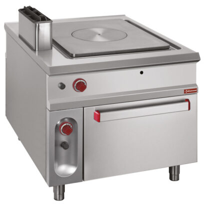 Solid top stove on gas oven GN 2/1- PASS-THROUGH