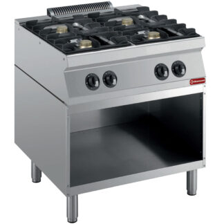 Range consist of : 4 burners & open base