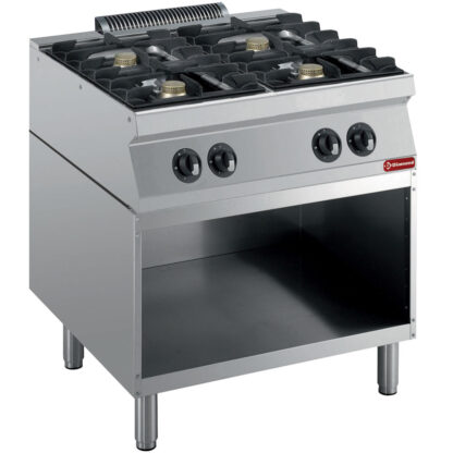 Range consist of : 4 burners & open base