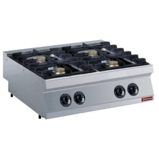 Gas cooker 4 fires, 4x 5.5 KW -TOP-
