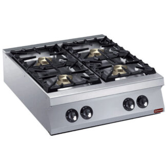 Gas cooker 4 burners -TOP- "POWERFUL"