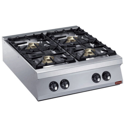 Gas cooker 4 burners -TOP- "POWERFUL"