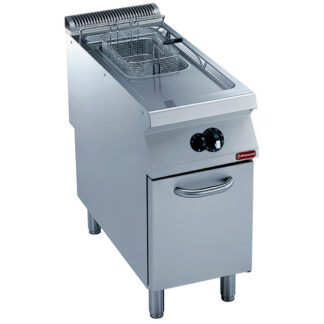 Gas fryer 1 basin "Y" 15 liters, external burners, on undercarriage