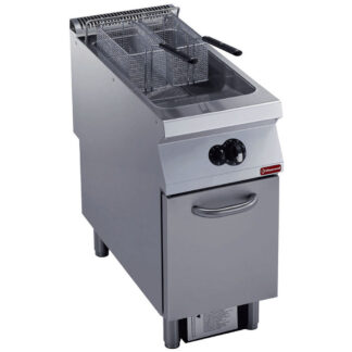 Gas fryer 1 basin "Y" 23 liters, external burners, on undercarriage