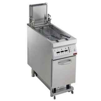 Digital gas fryer. tank 23 lt. S/armG. "Oil filtering" + lift+ auto cook