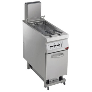 Gas fryer 1 basin in "Y" 23 liters, on undercarriage, "DIGIT"