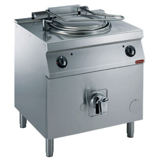 Gas kettle 100 liters, direct heating, on cupboard