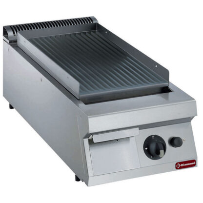 Ribbed gas cooking plate -TOP-