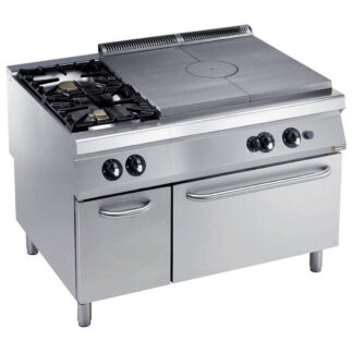 Cooker, cooking hob, 2 burners, gas oven