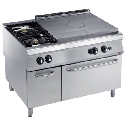 Cooker, cooking hob, 2 burners, gas oven
