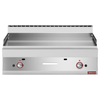 Flat gas cooking plate EXTRA-LARGE, smooth
