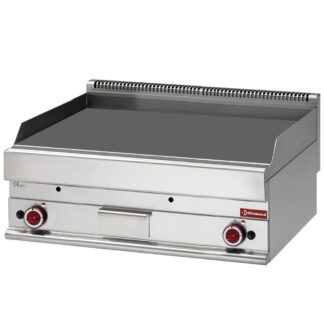 Flat gas cooking plate EXTRA-LARGE, smooth