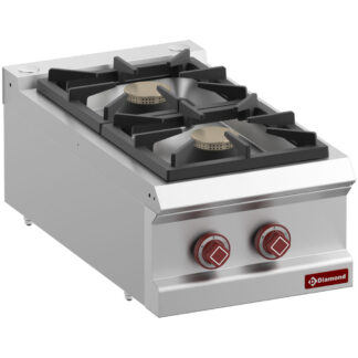 Gas cooker 2 burners -Top-