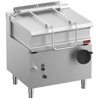 Gas tumbling frying pan, basin stainless steel, 60 lit.