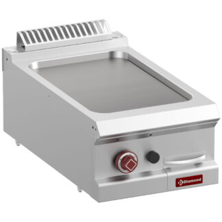 Gas fry top smooth, module 1/2  -Top-